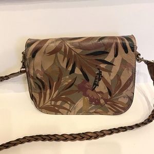 Patricia Nash "Palm Leaves" Cross Body Bag